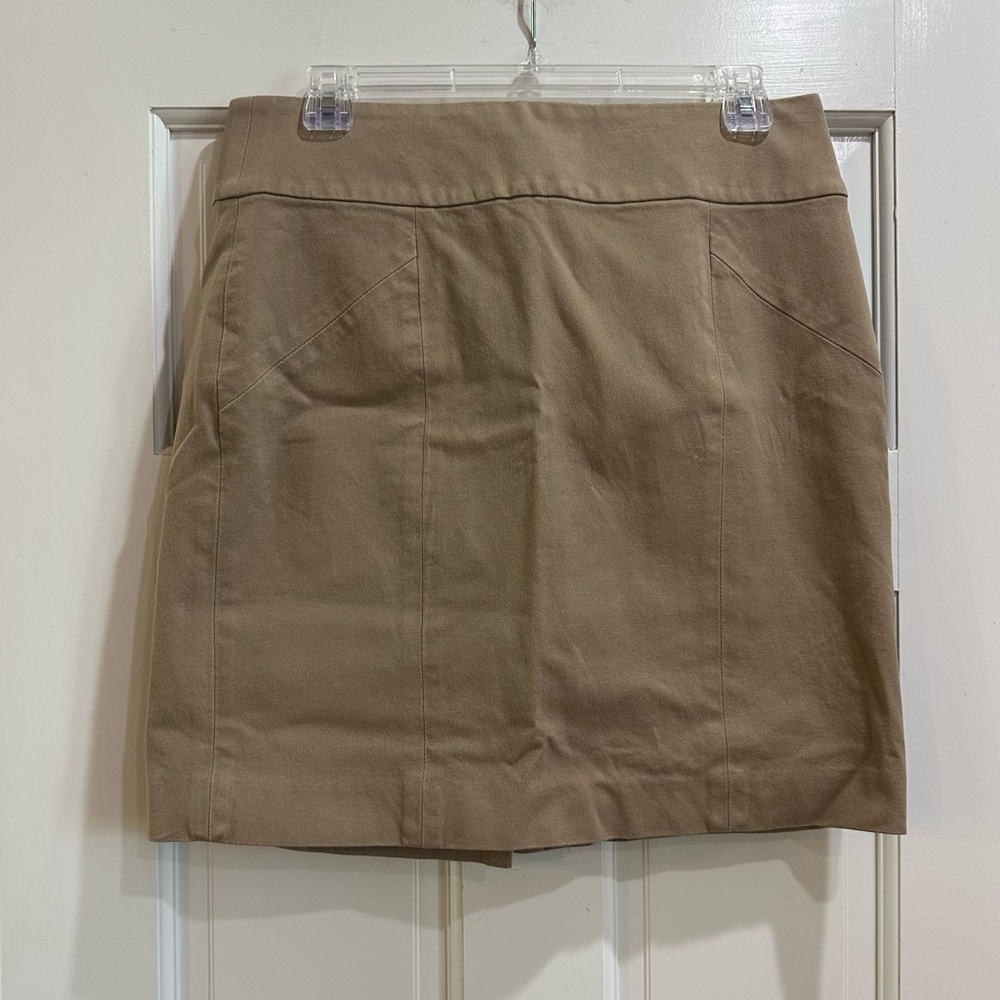 NWT Banana Republic Size 12 Classic Tan Brown Women's Skirt
